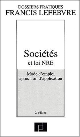 Tapa de Sociétés et loi NRE