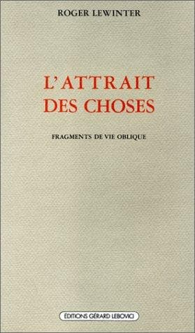 Tapa de L'attrait des choses