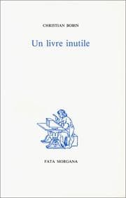 Tapa de Un livre inutile