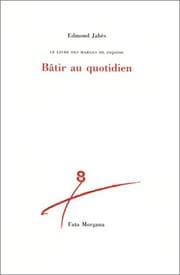 Tapa de Bâtir au quotidien