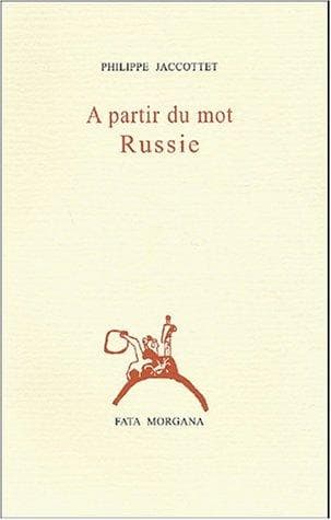 Tapa de A partir du mot Russie