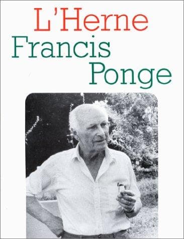 Tapa de Francis Ponge