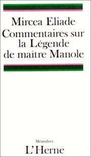 Tapa de Commentaires sur la Légende de maître Manole