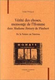 Tapa de Vérité des choses, mensonge de l'homme dans Madame Bovary de Flaubert