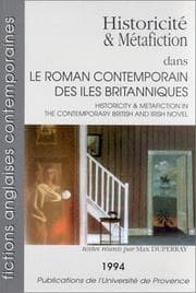Tapa de Historicité et métafiction dans le roman contemporain des îles britanniques