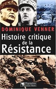 Tapa de Histoire critique de la resistance (nouvelle édition)