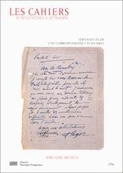Tapa de Correspondances, Fernand Léger, Léonce Rosenberg, 1917-1937