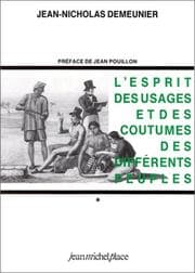 Tapa de L' esprit des usages et des coutumes des différents peuples