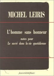 Tapa de L' homme sans honneur
