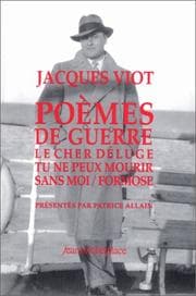 Tapa de Poèmes de guerre