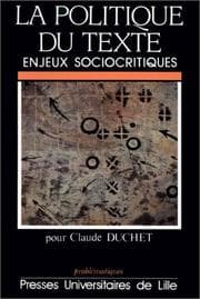 Tapa de La Politique du texte