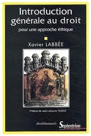 Tapa de Introduction générale au droit