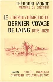 Tapa de De Tripoli à Tombouctou