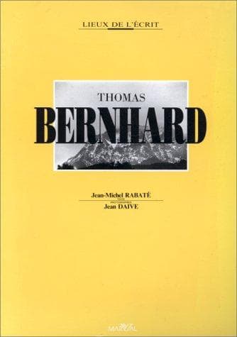 Tapa de Thomas Bernhard