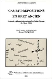 Tapa de Cas et prépositions en grec ancien