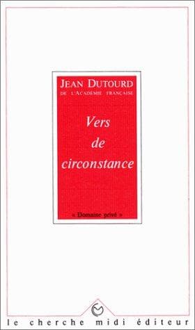 Tapa de Vers de circonstance