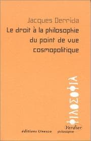 Tapa de Le droit à la philosophie du point de vue cosmopolitique