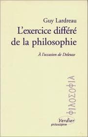 Tapa de L' exercice différé de la philosophie
