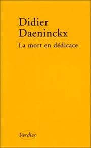 Tapa de La mort en dedicace