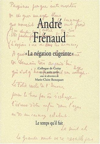 Tapa de André Frénaud