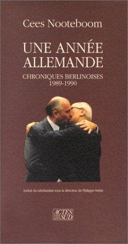Tapa de Une année allemande