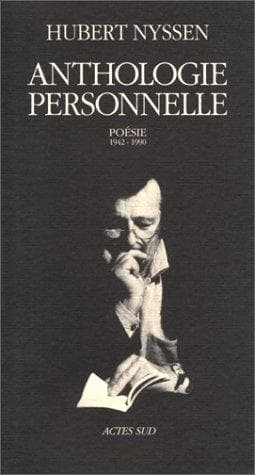 Tapa de Anthologie personnelle