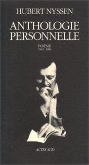 Tapa de Anthologie personnelle