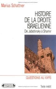 Tapa de Histoire de la Droite israélienne