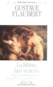 Tapa de La bêtise, l'art et la vie