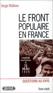 Tapa de Le Front populaire en France