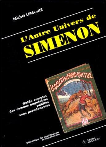 Tapa de L'Autre univers de Simenon