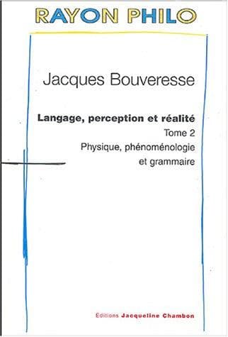 Tapa de Langage, perception et réalité