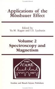 Tapa de Spectroscopy and Magnetism (Applications of the Mossbauer Effect)
