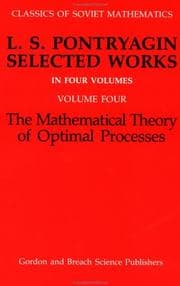 Tapa de Mathematical Theory of Optimal Processes (Classics of Soviet Mathematics)