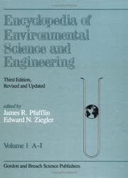 Tapa de Encyclopedia of environmental science and engineering