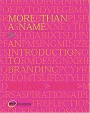 Tapa de More Than A Name