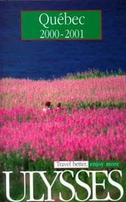 Tapa de Ulysses Travel Guide Quebec, 2000-2001