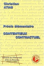 Tapa de Précis élémentaire de contentieux contractuel