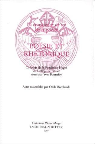 Tapa de Poésie et rhétorique