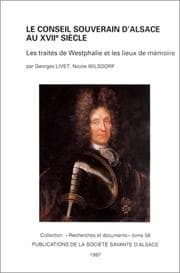 Tapa de Le Conseil Souverain d'Alsace au XVIIe siècle
