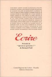 Tapa de Ecrire