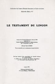 Tapa de Le Testament du Lingon