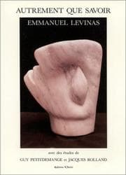 Tapa de Emmanuel Lévinas