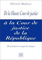 Tapa de De la Haute Cour de justice à la Cour de justice de la République