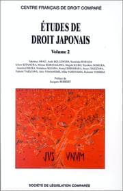 Tapa de Etudes de droit japonais