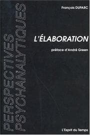 Tapa de L' élaboration en psychanalyse