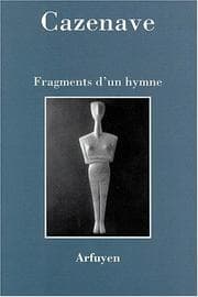 Tapa de Fragments d'un hymne