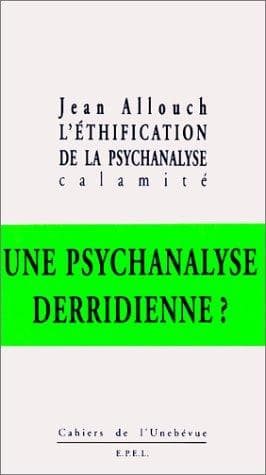 Tapa de L' éthification de la psychanalyse