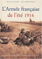 Tapa de L' armée française de l'été 1914
