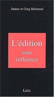 Tapa de L' édition sous influence